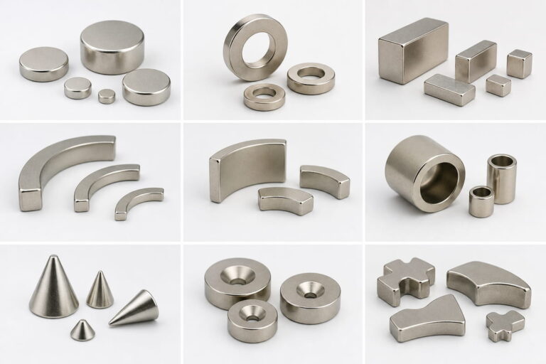 Maßgefertigte NdFeB-Magnete – Standard- und Sonderformen
