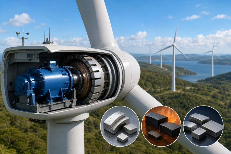 Umgebungsanforderungen an die Magnete von Windkraftanlagen-Generatoren