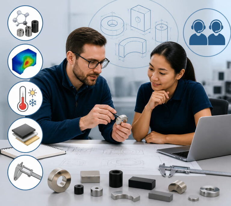 Maßgefertigte Neodym-Magnete 28 Schneller technischer Support