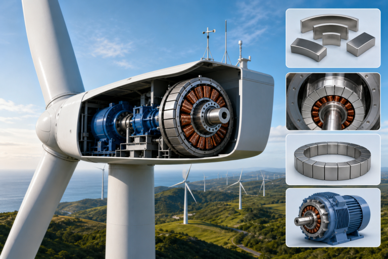 Die wichtigsten Vorteile von Magneten für Windkraftanlagen-Generatoren
