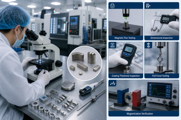 Magnete für medizinische Geräte 12 Qualitätsprüfung für medizinische Magnete