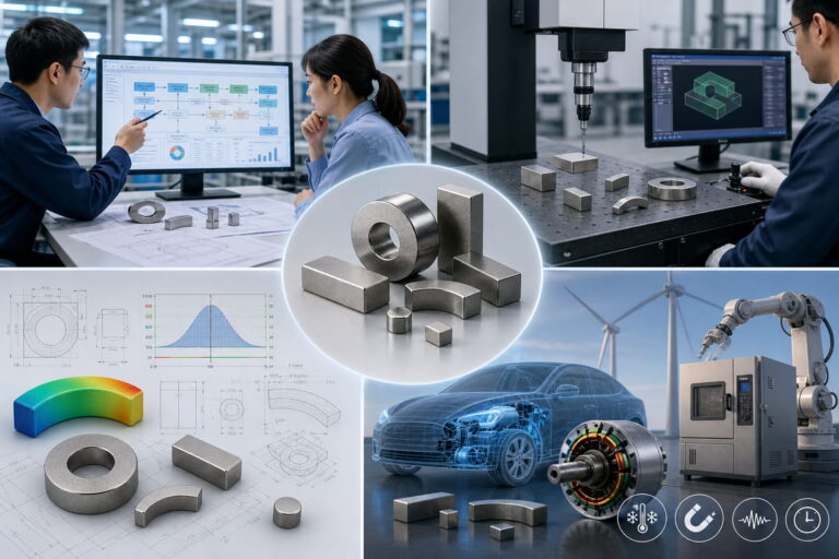 Unterstützung bei der Fertigungstechnik für NdFeB-Magnete