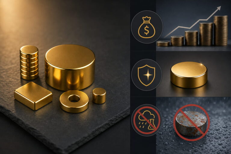 Einschränkungen bei der Goldbeschichtung von Neodym-Magneten