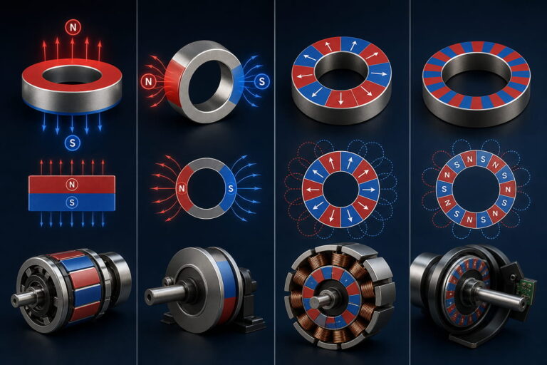 Unsere Magnetisierungsarten für Neodym-Magnete