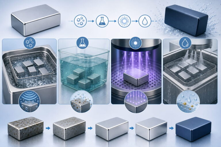 Vorbehandlungsverfahren für die Beschichtung von Neodym-Magneten
