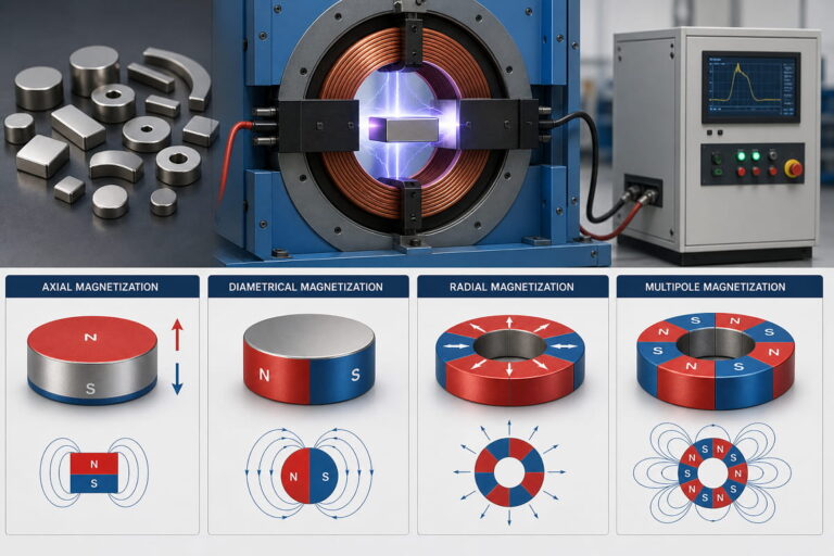 Magnetisierungsverfahren für gesinterte NdFeB-Magnete
