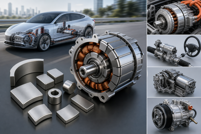 Typische Anwendungsbereiche von Magneten für E-Automotoren