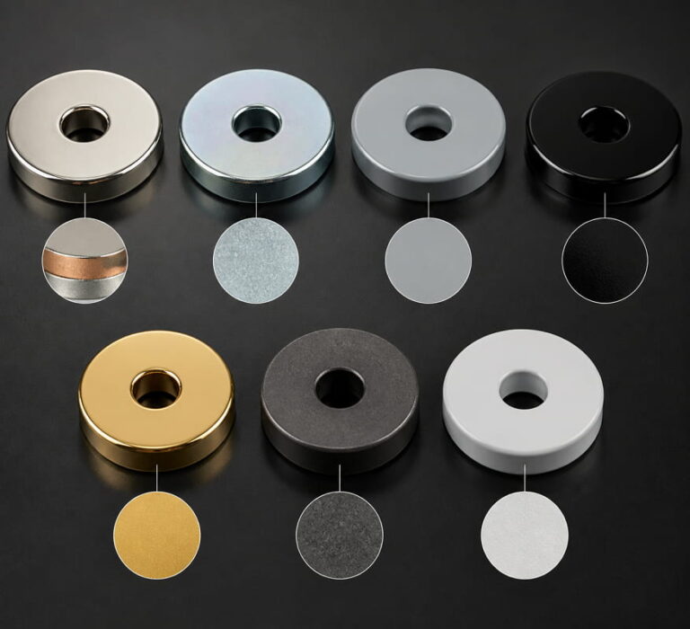 kundenspezifische Oberflächenbeschichtungen für Magnete