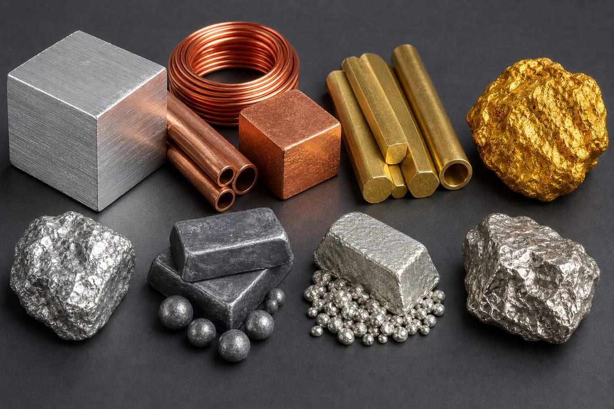 Gängige Nichteisenmetalle
