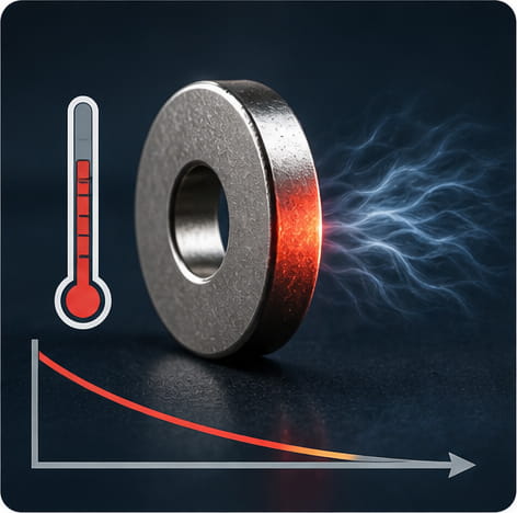 Kann man einen Neodym-Magneten zuschneiden? 4 Entmagnetisierung