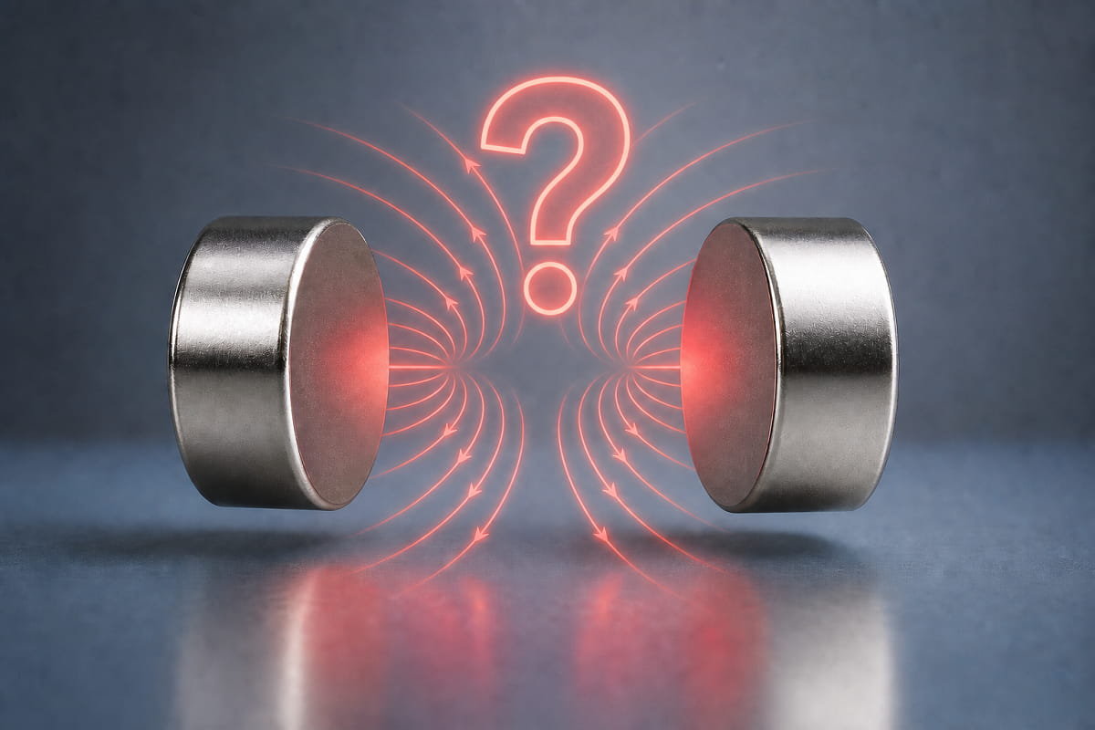 Stoßen sich Neodym-Magnete ab?
