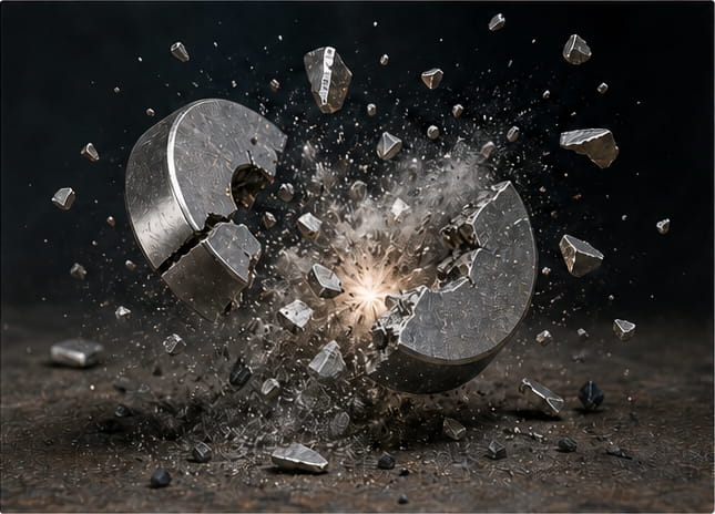 Brandgefahr beim Schweißen eines Neodym-Magneten