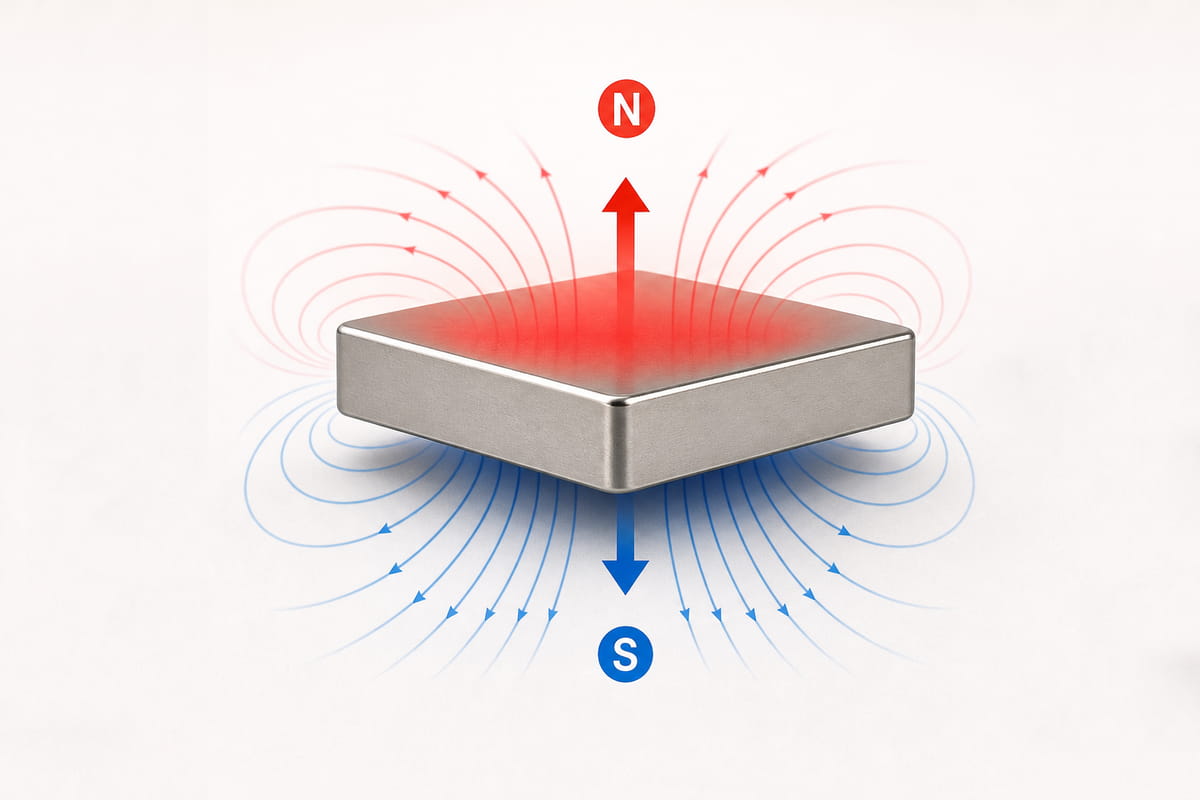 Wie Neodym-Blockmagnete mit der Polarität umgehen