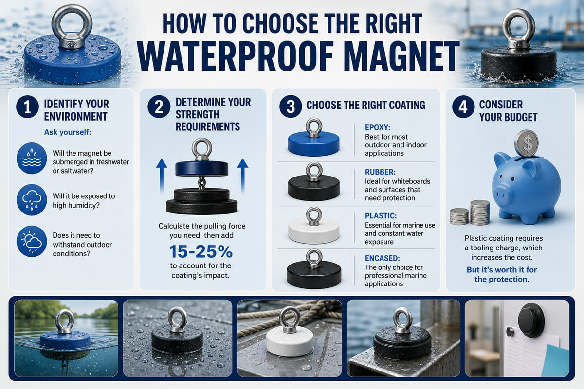 So wählen Sie den richtigen wasserdichten Magneten aus