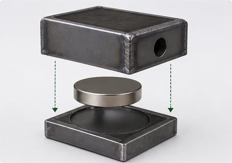 Vorgeschweißte Magnetbaugruppen