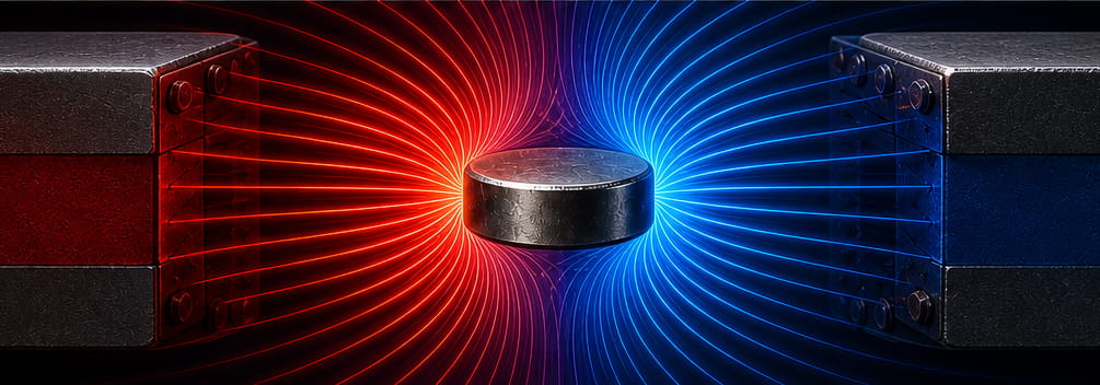 Starke Gegenfelder können die Abstoßung von Neodym-Magneten aufheben