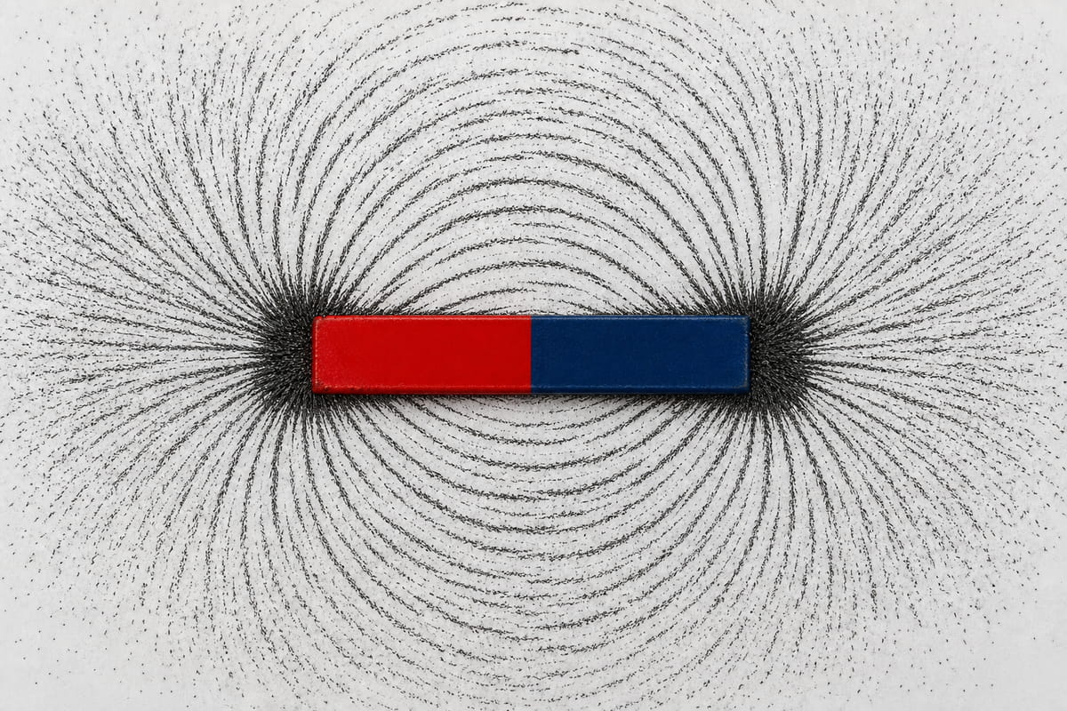 Was ist ein Stabmagnet? Definition, Arten, Verwendungszwecke und Tipps zur Aufbewahrung 6 Das Magnetfeld um einen Stabmagneten