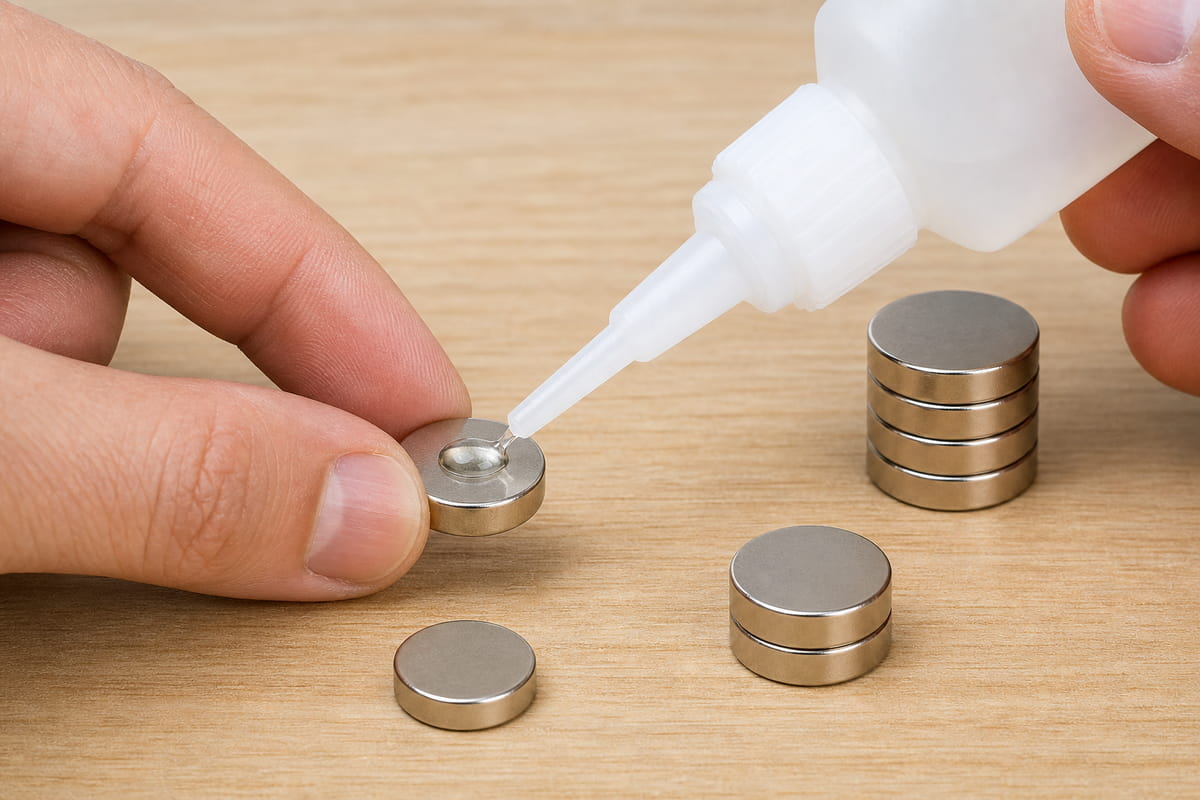 Welcher Kleber eignet sich für Neodym-Magnete (Profi-Tipps) 5 Verwenden Sie dickflüssiges Cyanacrylat zum Verkleben von Neodym-Magneten