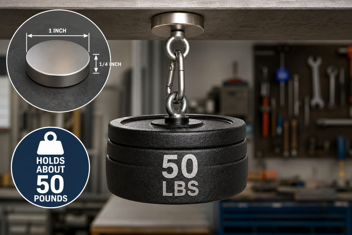 Ist N52 der stärkste Magnet? Die wahre Wahrheit 5 Wie stark ist ein N52-Magnet?
