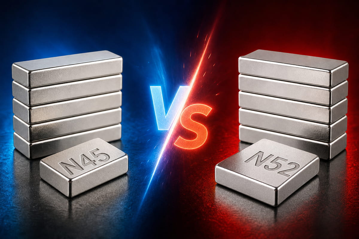N45- vs. N52-Magnete: Stärke, Kosten, Temperatur und welche Güteklasse man wählen sollte 3 Magnete n45 vs. n52