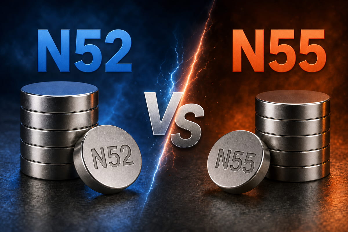 N52- vs. N55-Magnete: Welche Güteklasse sollten Sie verwenden? 3 n52- vs. n55-Magnete