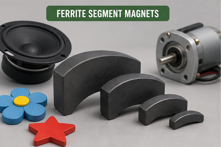 Was sind Segmentmagnete? Materialien, Anwendungsbereiche und Auswahlhilfe 8 Ferrit-Segmentmagnete