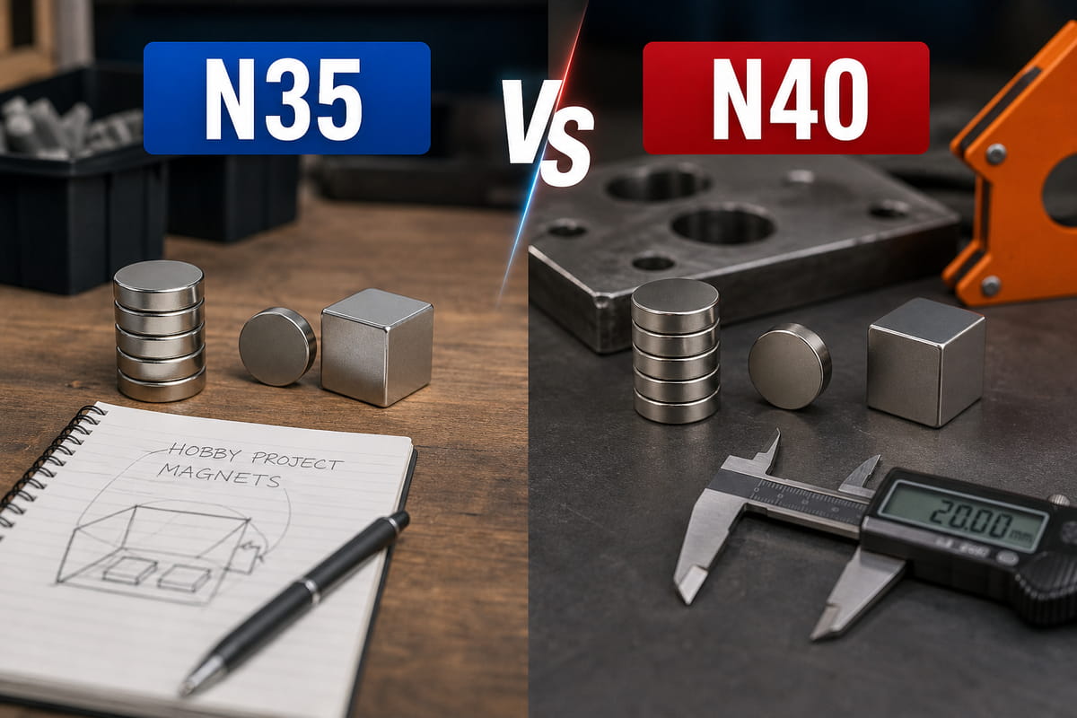 N35- vs. N40-Magnete – Was eignet sich besser für Ihr Projekt?