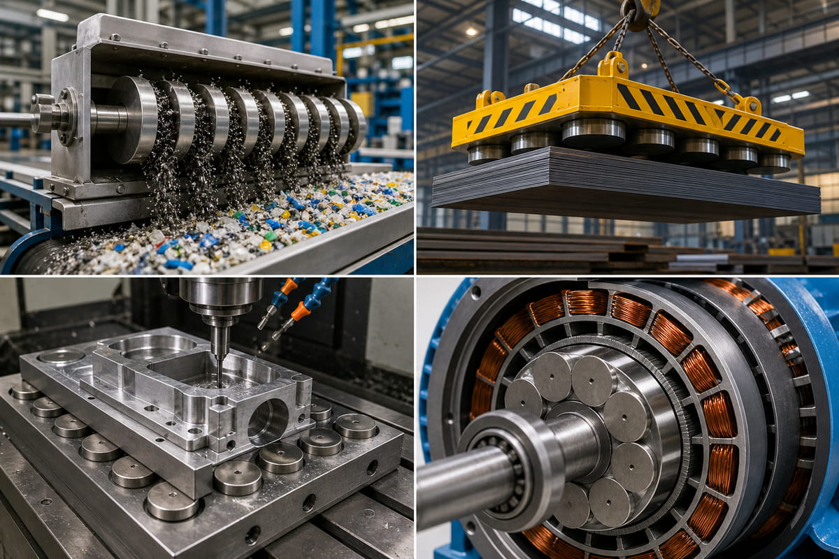 Scheibenmagnete in der Industrie