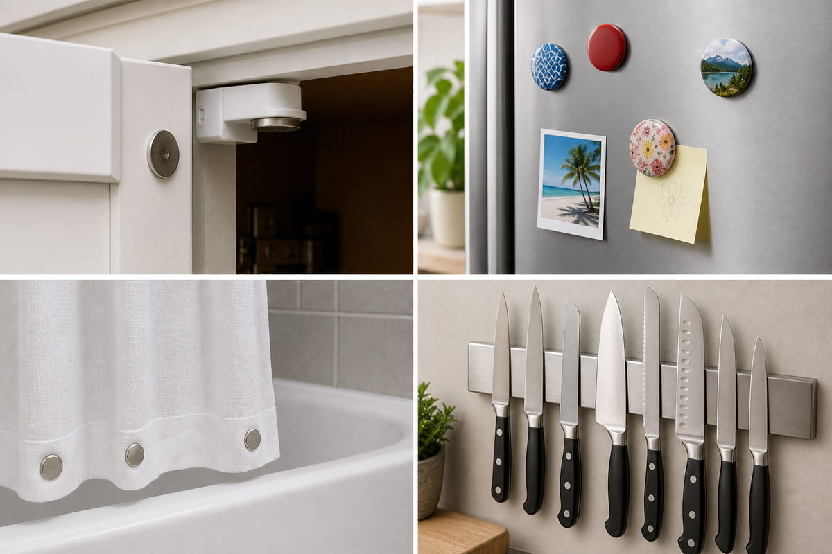Scheibenmagnete in Ihrem Zuhause