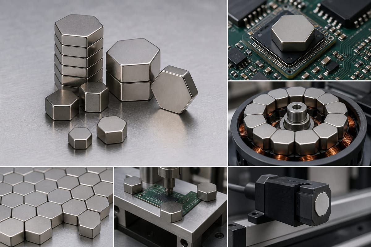 Industriemagnete und Neodym-Sechseckmagnete