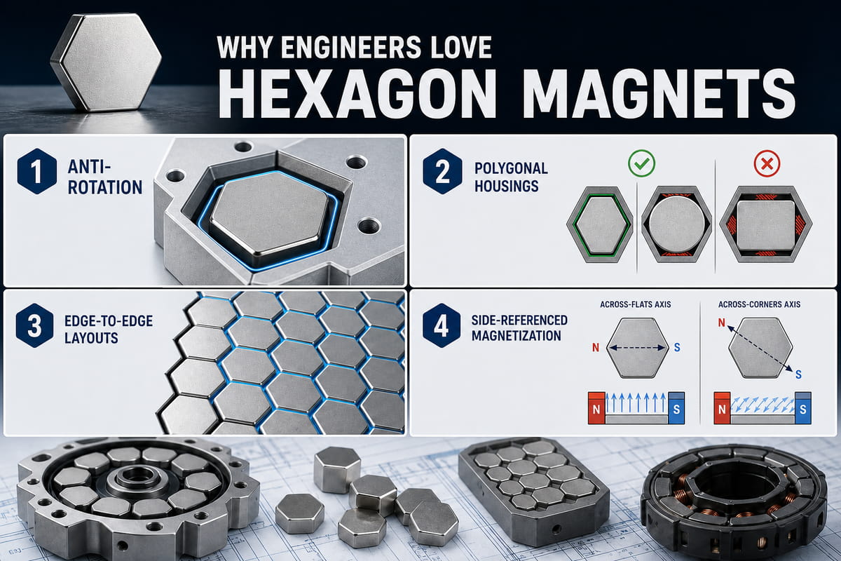 Warum Ingenieure Sechskantmagnete lieben