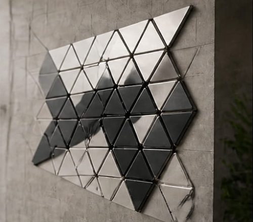 Dreieckiger Magnet für kreative und architektonische Gestaltungen