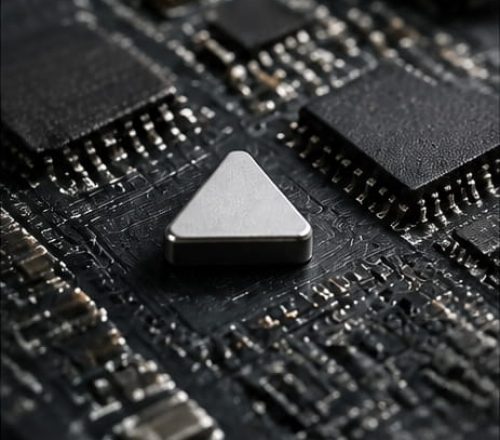 Dreieckiger Magnet für Elektronik und Sensoren